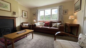 TV, DVD player, books