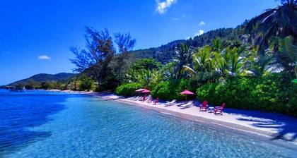 THE GUANAJA ROOM B & B PACKAGE IN A BEACHFRONT CARIBBEAN BOUTIQUE RESORT