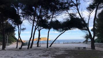 Una spiaggia nelle vicinanze