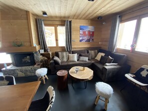 TV connectée, cheminée