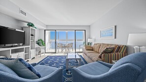 TV, DVD player - Large beachfront condo-glass enclosed balcony (Gulf Shores)