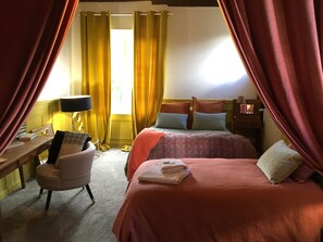 Individually decorated, individually furnished, blackout curtains