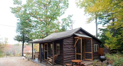Bower Cabin- Cabin in woods on a remote pond, Romantic getaway, Green living!