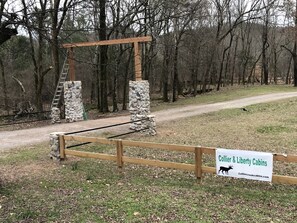 Property grounds - Cabin on Collier creek!! In Caddo Gap  (Norman)