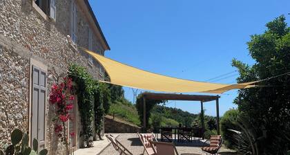 FASCINATING COUNTRY HOUSE IN THE COUNTRYSIDE SEA VIEW