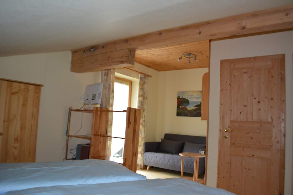 Double Room, 1 Queen Bed, Mountain View | In-room safe, free cots/infant beds, free WiFi