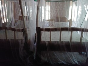1 bedroom, individually furnished, blackout curtains, bed sheets