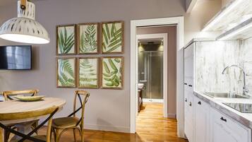 Apartment, Balcony | Individually decorated, individually furnished, soundproofing