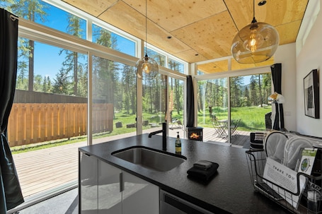 Interior. The Blackfoot at Stoner Creek Cabins