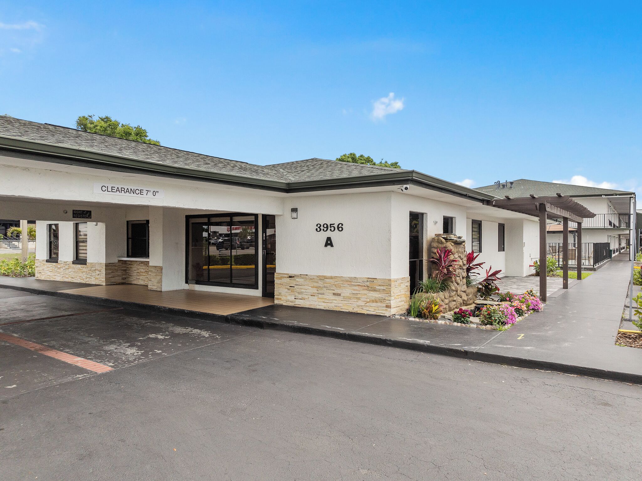 Fassade der Unterkunft