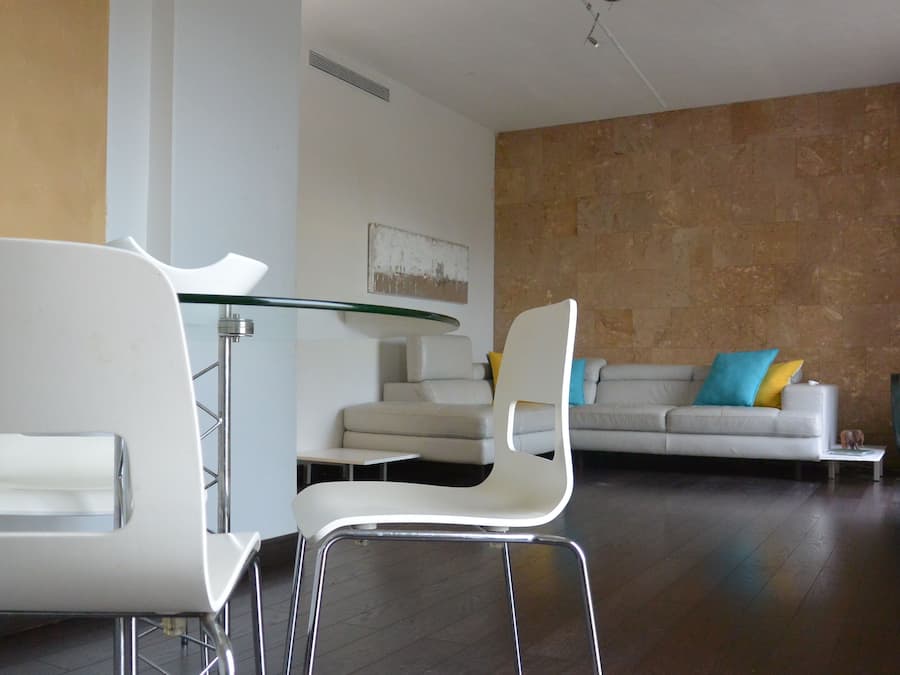 Sala de estar en el lobby