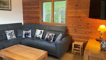 Smart-TV, Kamin, DVD-Player, Tischfußball