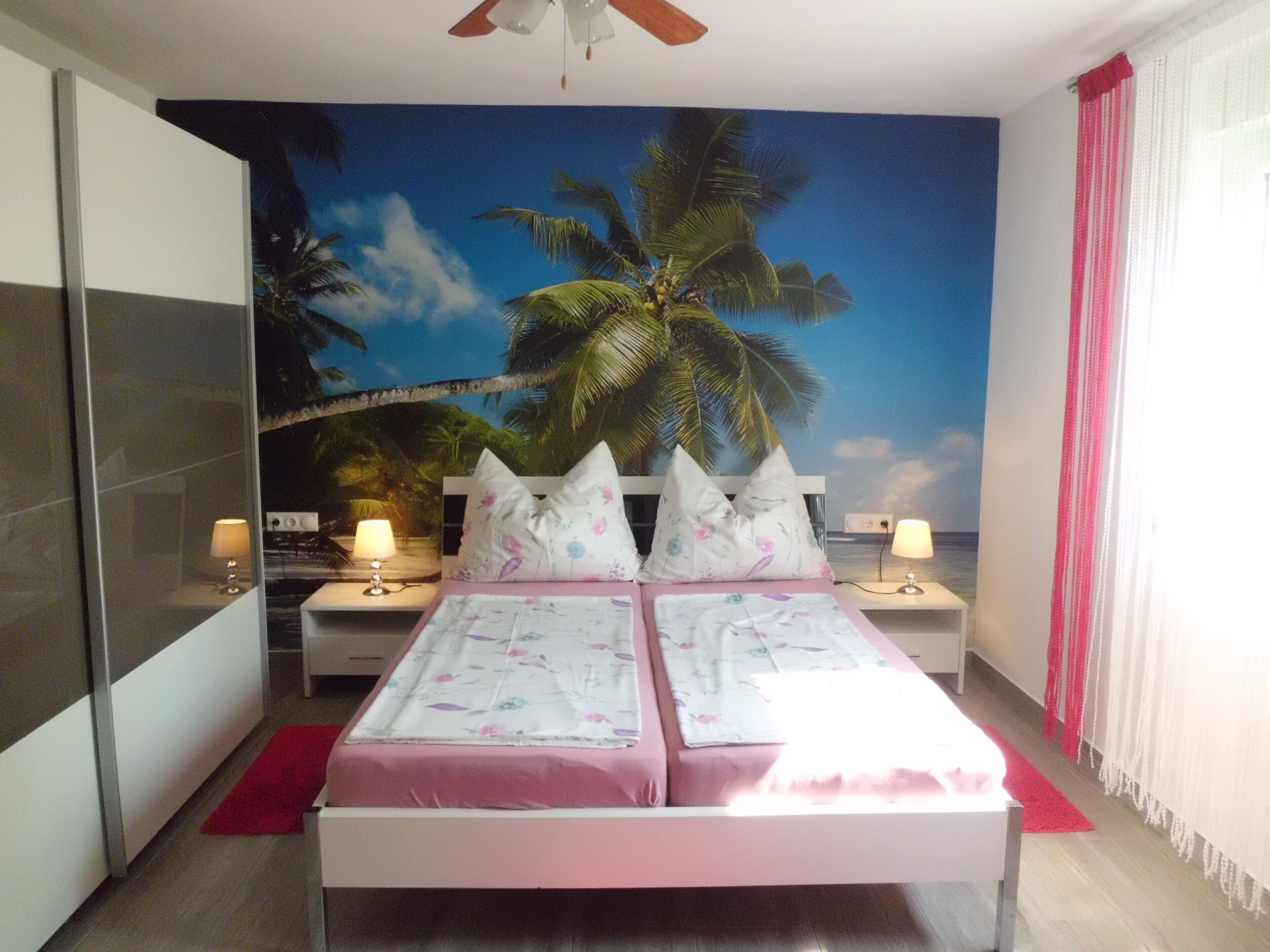 2 bedrooms, in-room safe, iron/ironing board, WiFi