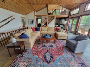 Fireplace, video game console, DVD player