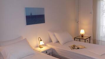 2 chambres, fer et planche Ă repasser, Wi-Fi gratuit, draps fournis