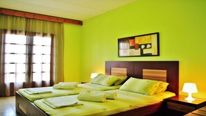 2 bedrooms, in-room safe, iron/ironing board, travel crib