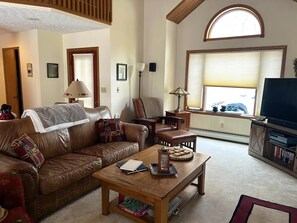 Fireplace, DVD player