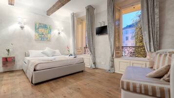 3 chambres, coffres-forts dans les chambres, bureau