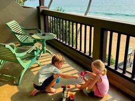 客房, 1 张特大床, 海景 | 阳台