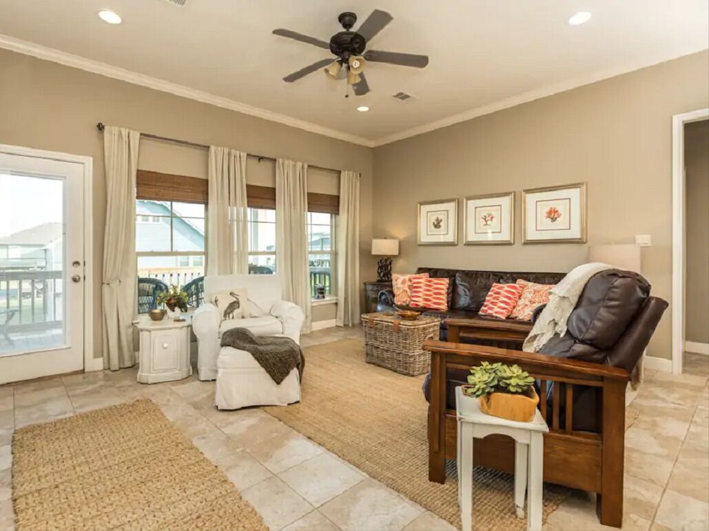 Comfortably furnished living area