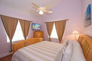 4 bedrooms, iron/ironing board, travel crib, WiFi