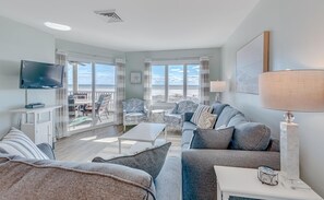 Living area - Port O'Call B 203, Direct Ocean View! (Isle Of Palms)