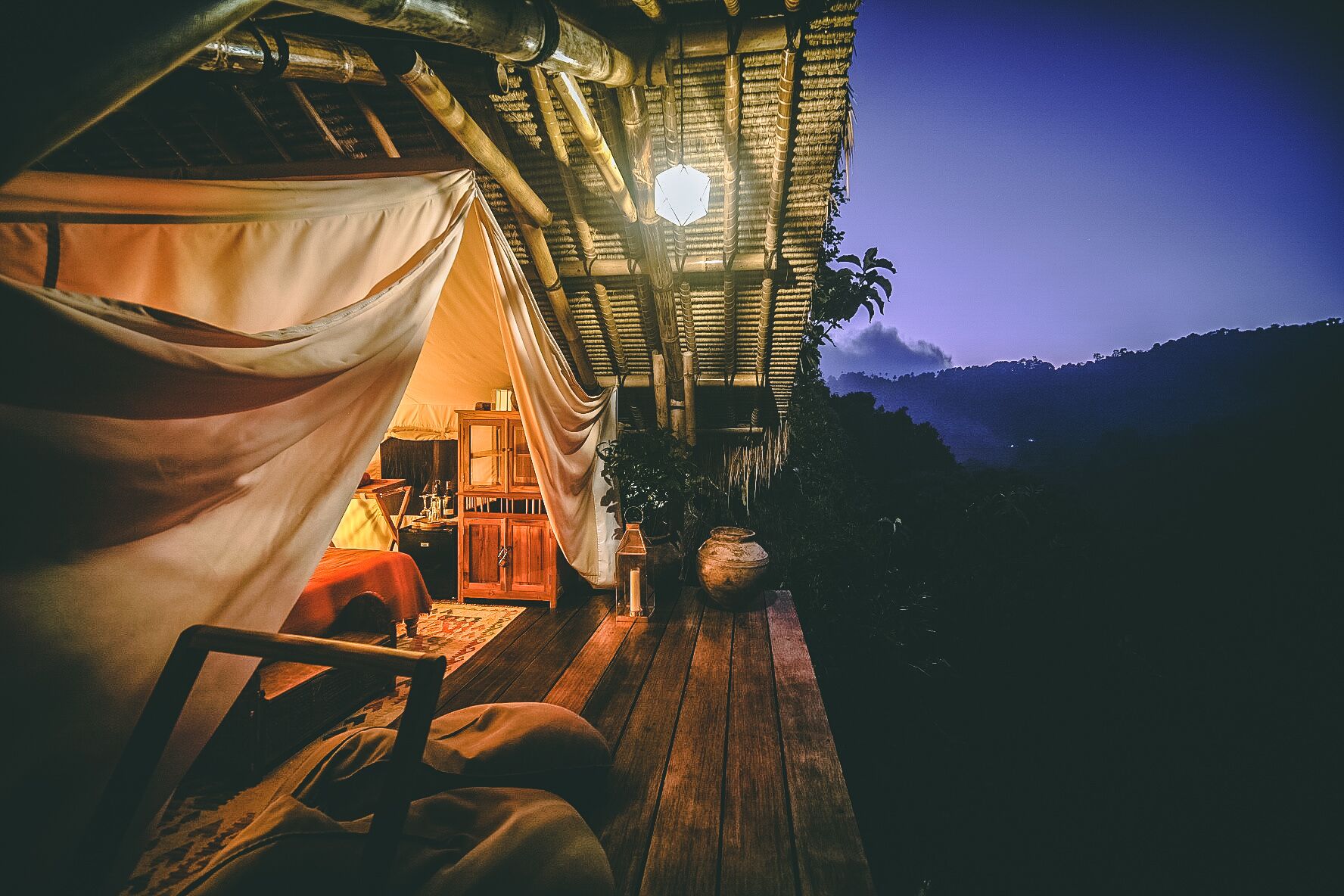 Deluxe Tent, 1 King Bed, Mountain View | Premium bedding, in-room safe, free WiFi, bed sheets