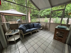 Televisión, chimenea y reproductor de DVD 