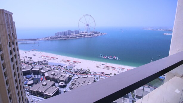 Penthouse, 5 Bedrooms, Sea View | Beach/ocean view - Elan Rimal Suites - JBR Dubai (Dubai)
