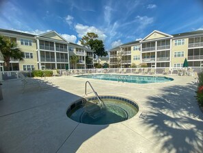 Outdoor pool - 3 bedroom. Gated community. Short walk to beach. (North Myrtle Beach)