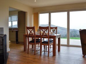 Dining - 2 bedroom accommodation in Howey, near Llandrindod Wells (Howey, near Llandrindod Wells)