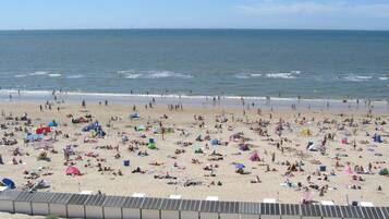 Vlak bij het strand