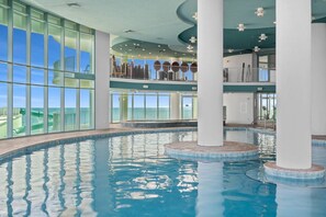 屋内プール、温水プール