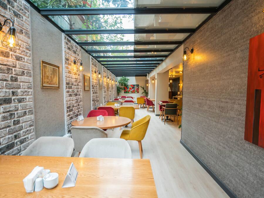 Café da manhã, almoço e jantar