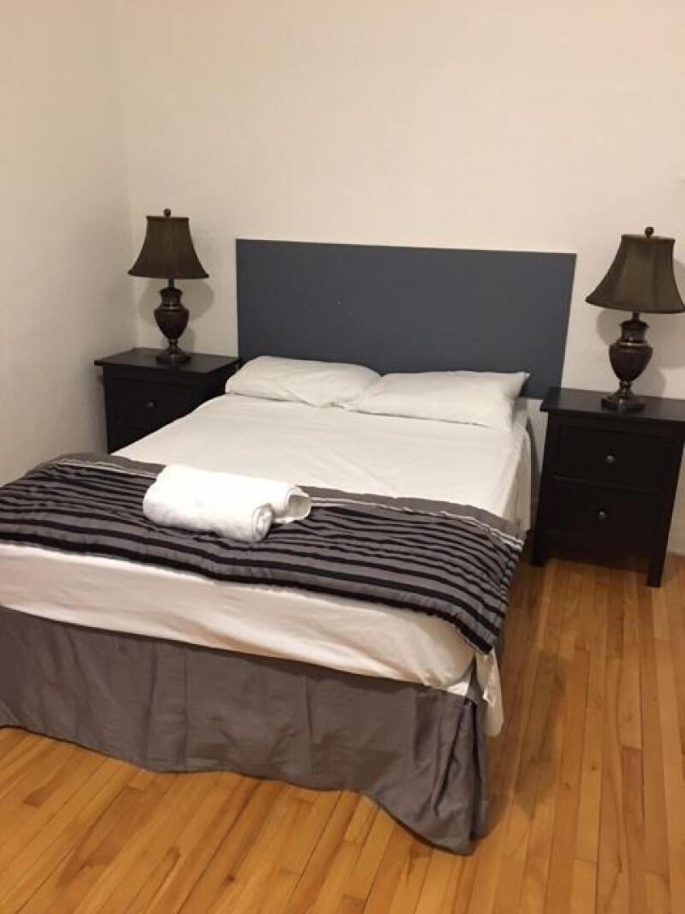 Premium bedding, free WiFi, bed sheets
