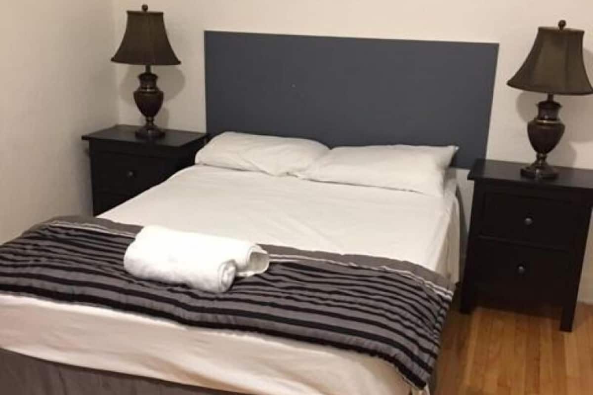 Premium bedding, free WiFi, bed sheets