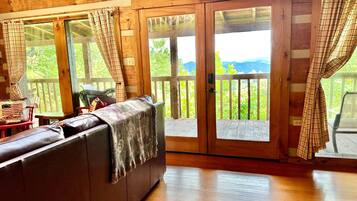 Smart TV, fireplace, DVD player
