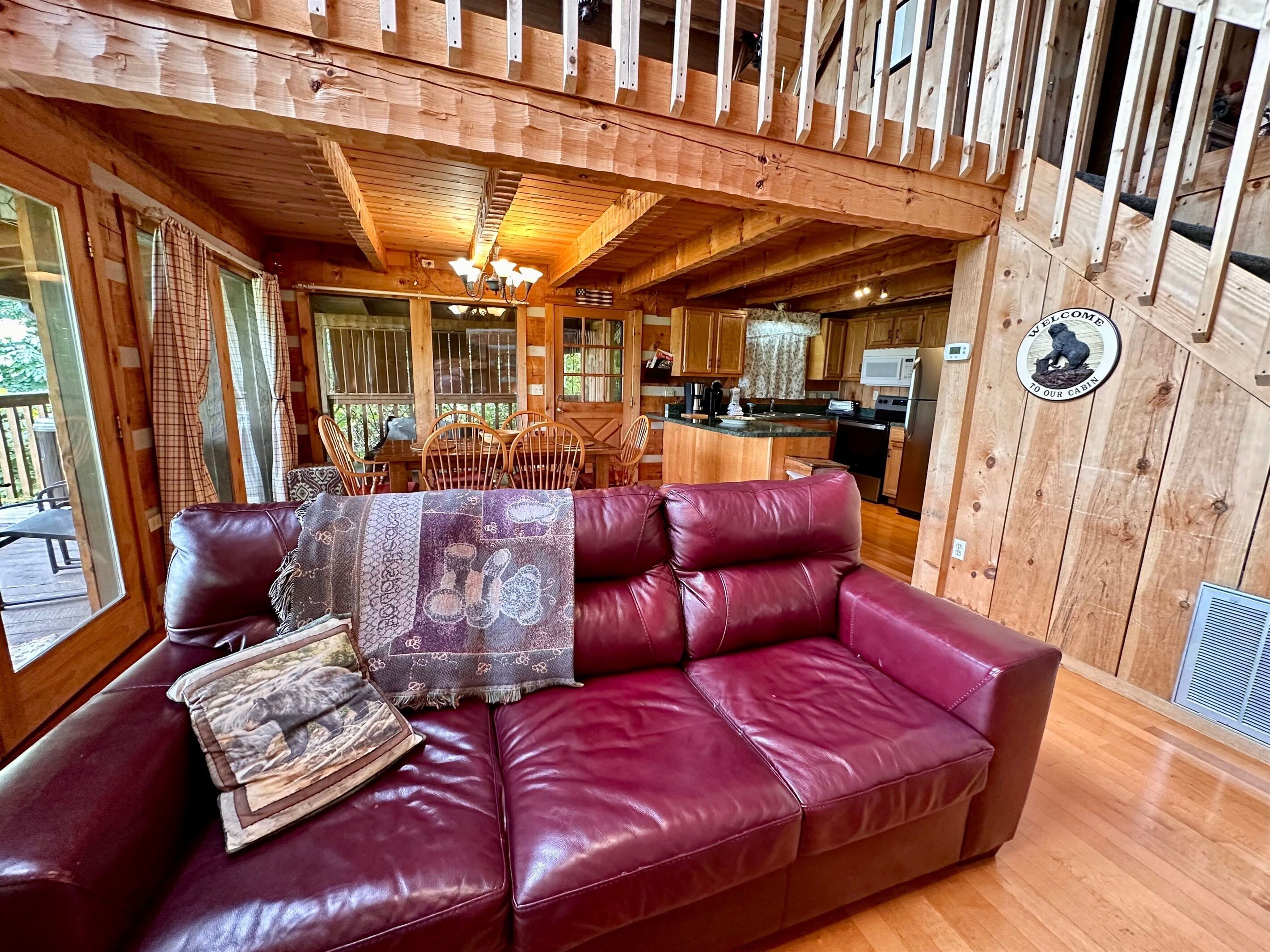 Smart TV, fireplace, DVD player