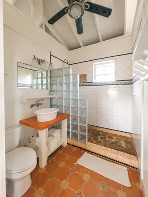 淋浴设施、吹风机、毛巾