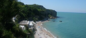 Historical centre of Penne, lively Abruzzo hill town near mountains and beaches