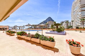 Pool - Zafiro 312C - Front line apartment with sea views and direct access to the beach (Calpe / Calp)