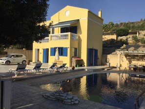 Pool - Villa Helios with Private Pool,New outside kitchen and BBQ,  welcome pack inc... (Kalathos)
