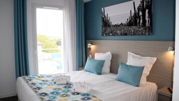 2 slaapkamers, een kluis op de kamer, gratis internet