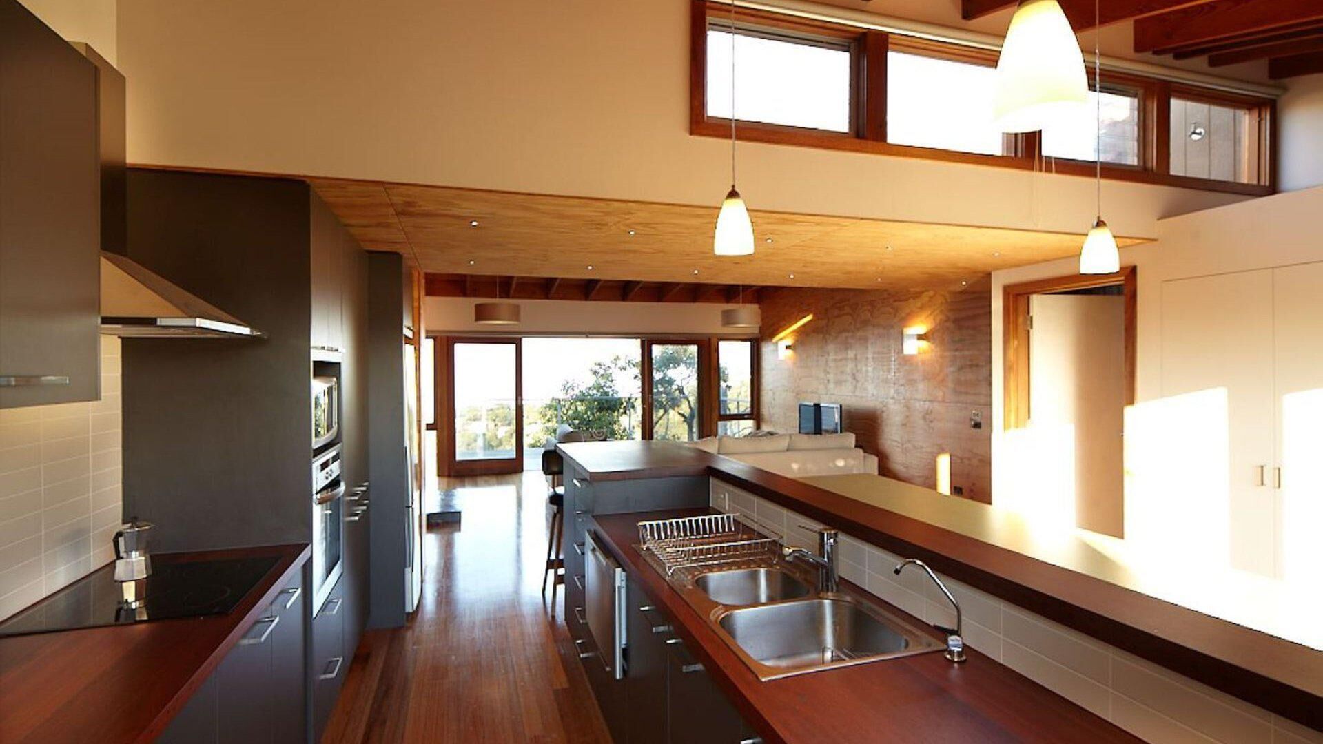 Fridge, microwave, dishwasher, toaster