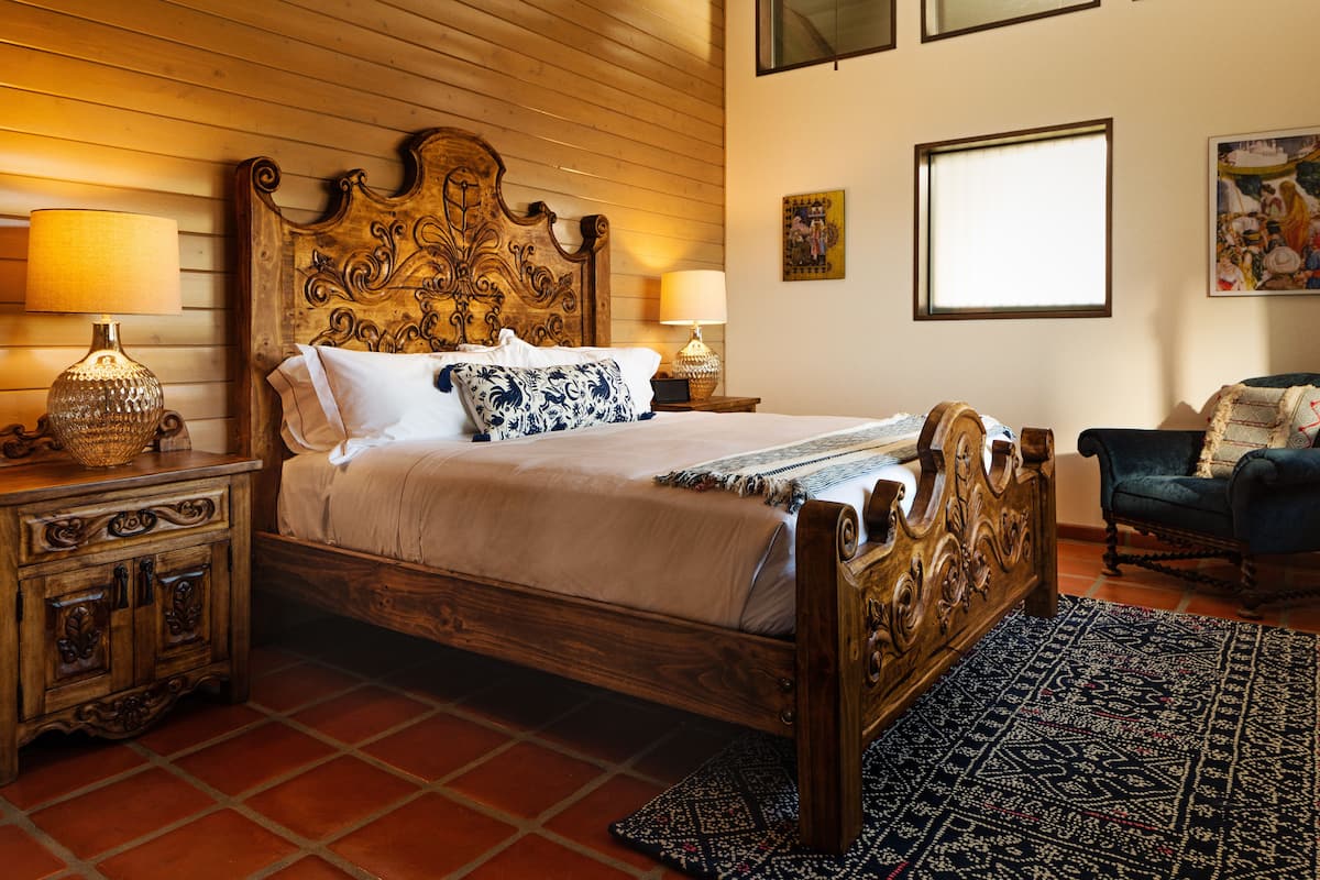 Suite estudio romántica, 1 cama King size (La Novia) | Sábanas de algodón egipcio, ropa de cama de alta calidad y edredón