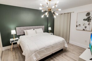 2 habitaciones, tabla de planchar con plancha y wifi gratis 
