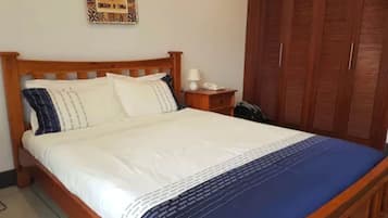 Family Double Room, 2 Queen Beds, City View | Blackout drapes, iron/ironing board, WiFi, bed sheets