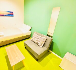 In-room safe, desk, laptop workspace, iron/ironing board