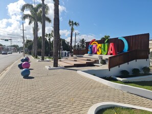 Sun-loungers, beach towels