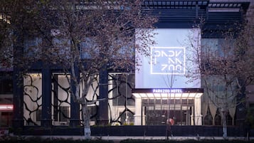 Majoituspaikan julkisivu